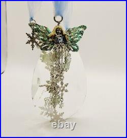 KIRKS FOLLY Angel Ice Goddess Fairy Crystal Charm Ornament 2012 RETIRED