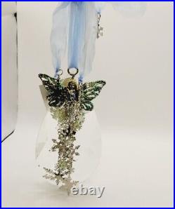 KIRKS FOLLY Angel Ice Goddess Fairy Crystal Charm Ornament 2012 RETIRED