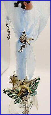 KIRKS FOLLY Angel Ice Goddess Fairy Crystal Charm Ornament 2012 RETIRED