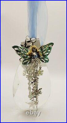 KIRKS FOLLY Angel Ice Goddess Fairy Crystal Charm Ornament 2012 RETIRED