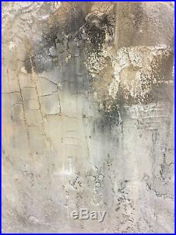 LARGE ORIGINAL ANGEL WINGS PAINTING SILVER ART GOLD ART HUGE butterfly abstract