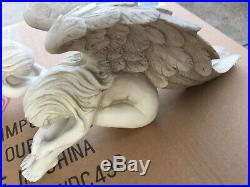 Lady Angel Statues Ornament Figurine With Large Wings Divine Resin Cherub new
