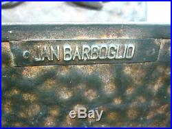 Large 15 Jan Barboglio Handcrafted Metal Iron Guardian Angel Wings Box Mexico