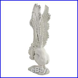 Large 30 Elegant Angel Wings Remembrance Statue Emotional Rock Garden Pool Yard