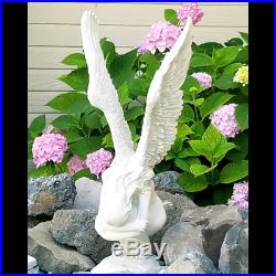 Large 30 Elegant Angel Wings Remembrance Statue Emotional Rock Garden Pool Yard