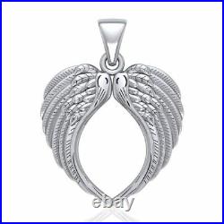 Large Angel Wing. 925 Sterling Silver Pendant Peter Stone Jewelry Fine Jewelry