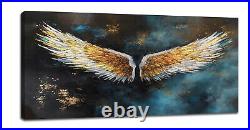 Large Angel Wing Wall Art Abstract Wings Pictures Bedroom Wall Decor Golden a