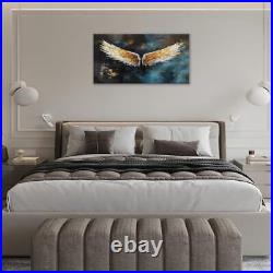 Large Angel Wing Wall Art Abstract Wings Pictures Bedroom Wall Decor Golden a