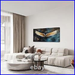 Large Angel Wing Wall Art Abstract Wings Pictures Bedroom Wall Decor Golden a