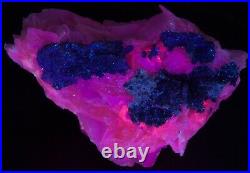 Large, Beautiful Fluorescence In An Angel Wing Calcite