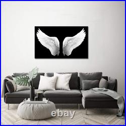 Large Black and White Canvas Prints Angel Wings Wall Art Contemporary Art Painti