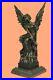Large_Bronze_Female_With_Angelic_Wings_Marble_Sculpture_Art_Nouveau_Style_Statue_01_susf