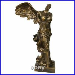 Large Classic Winged Victory Greek Goddess Statue Sculpture Bronze Decor