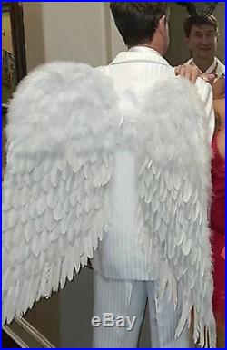 Large Feather Angel Wings Adult Costume Accessory Cosplay Party Christmas Decor