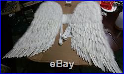 Large Feather Angel Wings Adult Costume Accessory Cosplay Party Christmas Decor