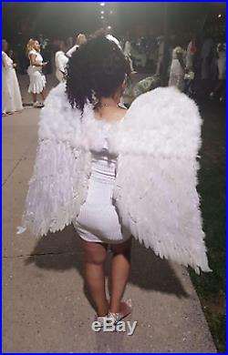 Large Feather Angel Wings Adult Costume Accessory Cosplay Party Wedding Decor