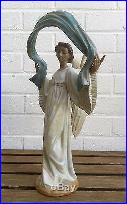 Large Lladro -winged Harmony- Figure Model 2241 -heavenly Holy Angel- Boxed