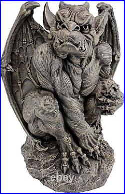 Large Praying Basilica Angel Kneeling Statue Handcast Polyresin Gothic Stone