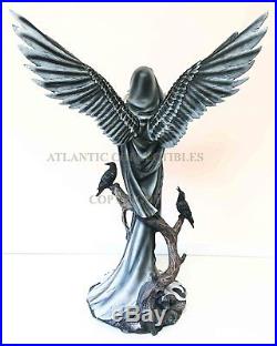 Large Raven Fey Transformation Fairy Shadow Ghastly Angelic Wings 24H Figurine