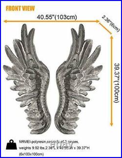 Large Size Wall Hanging Wings Grand Angel Wings 2 39''Tall Champagne Wings