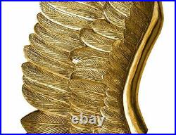 Large Size Wall Hanging Wings Grand Angel Wings 2 Piece 31''Tall Golden Wings