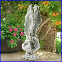 Large Weeping Angel Statue Sculpture Wings Garden Art Decor Outdoor Pool Yard