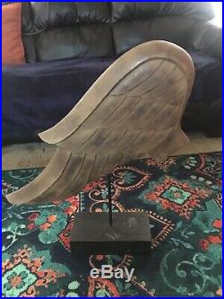 Large Wooden Angel Wing Decor