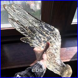 Large lucite/acrylic Angel Wing Sculpture