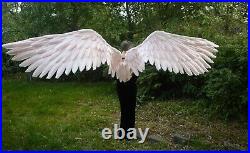 Large white/pink painted wings/Ikaros Angel from Sora No Otoshimono Angeloid