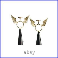Light luxury angel wings Candlestick decoration hotel dining table marble crafts
