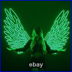 Lighted Angel Wings Wall Decor Bedroom Home Bar Room Cafe Party LED Neon Sign