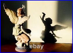 Lladro Angel with Wings Music Player w a Clarinet (ONE LLADRO ONLY)