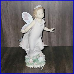 Lladro Butterfly Wings 6875 Fairy Angel with Butterflies Original Box