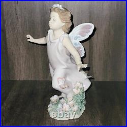 Lladro Butterfly Wings 6875 Fairy Angel with Butterflies Original Box