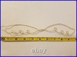 Lot 24 Large Twisted Gold Metal Wire Angel Wings for Craft Doll Ornament Making
