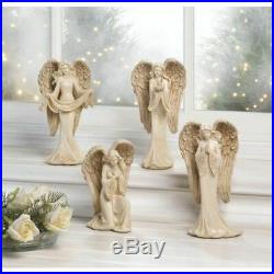 Lot of 10 GRACEFUL ANGEL Praying Statues with Large Detailed Wings