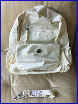 Lululemon Back To Class Backpack bag angel wing white EUC