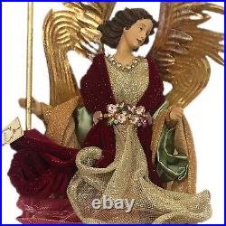 Mark Roberts Winged Angel Candle Holder Christmas Jewelled Right Handed 28