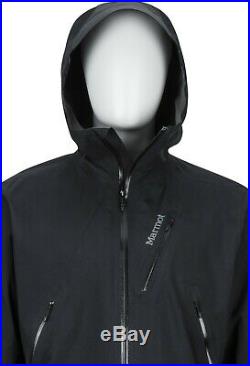 Marmot Knife Edge Men's Rain Jacket LARGE Size Black BNWT 31610001L