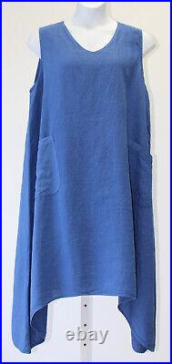 Match Point La Fixsun Long Angel Wing Dress NWT French Blue Size Large