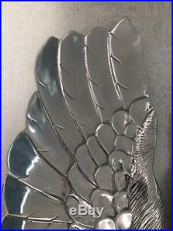 Memorial EXTRA LARGE Angel Wings. 115cm. HIGH POLISHED SOLID ALUMINIUM! L