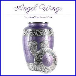 Memorials Handcrafted Angel Wings Large Cremation Urn Adult Ashes Female & Male