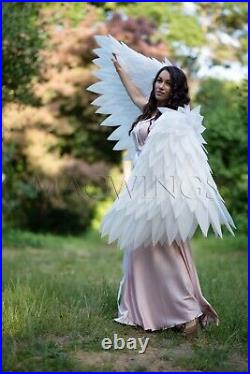 Movable large angel wings cosplay devil demon witch Halloween costume gold red