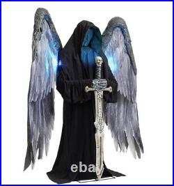 NEW Home Accents Animated 8 ft. Giant-Sized Animated LED Dark Angel-Wings Move