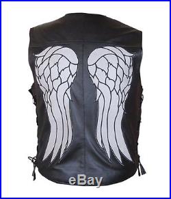 New Men's The Walking Dead Daryl Dixon Angel Wings Vest