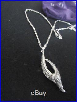 New Scott Kay Sterling Large 2,5 Angel Wings Pendant W Long 20 Necklaces