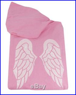 New Victoria Secret Sequin Angel Wings Hoodie Jacket & Fold Over Legging L