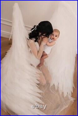 Ngel Maternity Wings White Costume Cosplay Props Fantasy Sexy Women Maternity