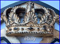 Old World European Royal Wall Art Angel Wings Kings' Crown Original
