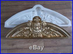 Ornate very large pediment silicone rubber mold Making Gifts Selling Business